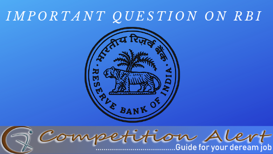 IMPORTANT QUESTIONS ON RBI