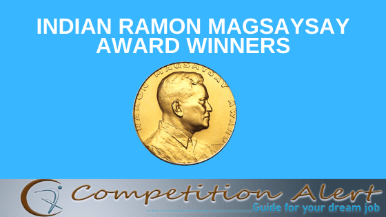 INDIAN RAMON MAGSAYSAY AWARD WINNERS